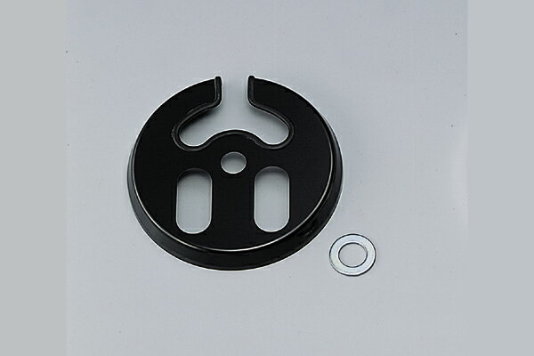 【あす楽対応】HURRICANE ステムカバー（アルミ製 ポリッシュアルマイト/ブラック）/マジェスティ250/S..