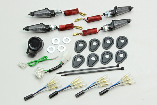 HURRICANE LED�����������󥫡�kit �ʥ֥�å��ܥǥ�/���⡼����󥺡�/MT-09��TRACER��MT-07��XSR900��XSR700 HA5228BS