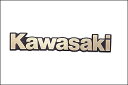 【あす楽対応】【ネコポス対応】KAWASAKI タンクエンブレム L（ゴールド仕上げ） J2012-0002