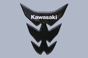 KAWASAKI カワサキ タンクパッド Kawasaki（カーボン調） J2007-0037