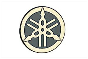 【ネコポス対応】YAMAHA 音叉ビトロエンブレム（ゴールド）/40φ Q5K-YSK-001-T02