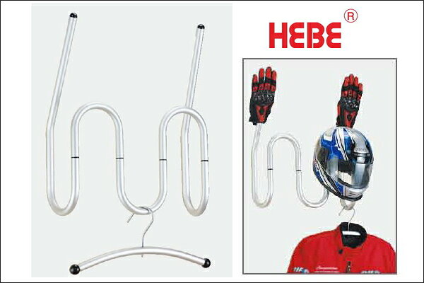 KN企画 HEBE ヘルメット＆ウエアー＆グローブ ホルダー（ダブル） HEBE-M271D