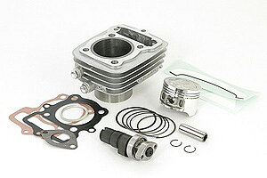 商品説明エイプ50インジェクション車専用に開発されたストリートユースお薦めのライトボアアップキット。タケガワ製キットの最大の特徴でもある高性能スポーツカムシャフトを採用することで、他には無い出力と出力特性を生み出すことが可能。クランクケース分解の必要も無く簡単に組付け出来、80ccに排気量アップが可能です。タケガワ製オリジナルシリンダーは、オイルクーラーへのオイル取出し口が標準装備されている為、別途タケガワ製スーパークールキットをご購入いただくことで、オイルクーラーを取付け出来ます。また、温度センサー取付け部も装備されており、タケガワ製コンパクトLCDサーモメーター（スティックセンサー付き）をご購入いただくことで、シリンダー温度を計測出来ます。仕様・規格■メーカー■・SP武川[SPタケガワ]■メーカー品番■・01-05-0349■JANコード■・4514162295755■適合車種■・Ape50インジェクション車（AC16-1600001〜）・Ape50インジェクション車（AC16-1800001〜）■備考■排気量・・80cc（53.5×35.6mm）▲注意▲※必ずハイオクガソリンを使用して、スパークプラグは説明書に記載されている推奨プラグをご使用してください。※ドリブンスプロケットが含まれておりませんので、必ず適正なスプロケットに交換してください。※ボアアップを組み付けた車両を一般公道で運転するには自動二輪小型限定以上の免許を取得されている方に限られます。また、市町村役場へ原付一種から原付二種への変更届けを提出し、任意保険及び強制賠償保険は、排気量増大の申請手続きを行ってください。 弊社の取り扱い商品はバイクパーツ、バイク用品となります。 ※車両販売（オートバイ本体の販売）は行っておりません。 商品画像で、車両全体もしくは車両の一部が写っている画像がございますが、それらは商品の装着イメージとしての画像であり、車両そのものではありません。SP武川 ハイパーSステージ ボアアップキット80cc/Ape50（FI車） 01-05-0352SP武川 FIコン2（インジェクションコントローラー）/エイプ50（FI車）Sステージ 80cc装着車用 05-04-0037
