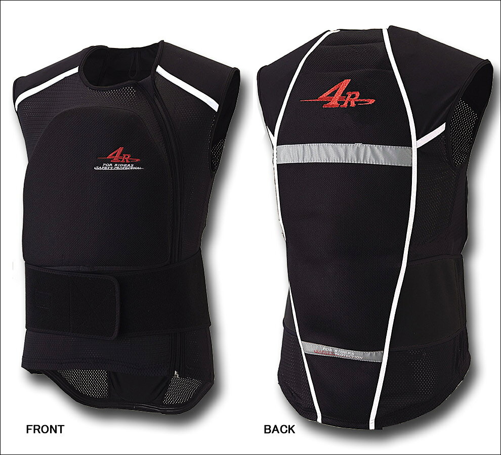 KIJIMA 4R Relieve プロテクター ベスト Protector VEST（ブラック/グレー）/Mサイ...