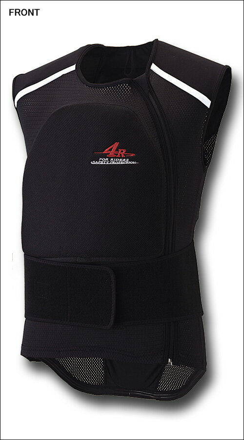 KIJIMA 4R Relieve �ץ��ƥ����� �٥��� Protector VEST�ʥ֥�å�/���졼��/L������ FR-153124