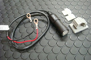 KN企画 車載用 USB電源ユニット（アルミボディ/ブラック） USB-02BK
