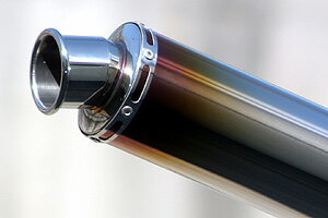 REALIZE 汎用チタンサイレンサー（φ100×450/φ60.5カールエンド/差込φ50.8） 601-001-01