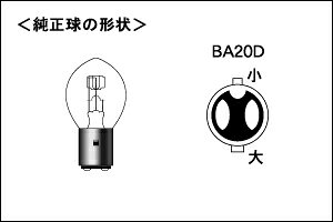 M＆H バイクビームB2＜クリア＞/H4BS 12V45/45W 204B2C