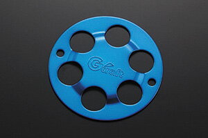 G-Craft クラッチカバー 段付き穴あきタイプ（ブルー）/モンキー・ゴリラ 33010