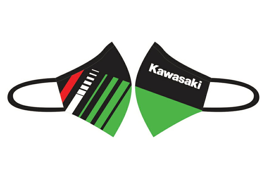 【あす楽対応】KAWASAKI カワサキ純正 オリジナルマスク レース J7011-0032