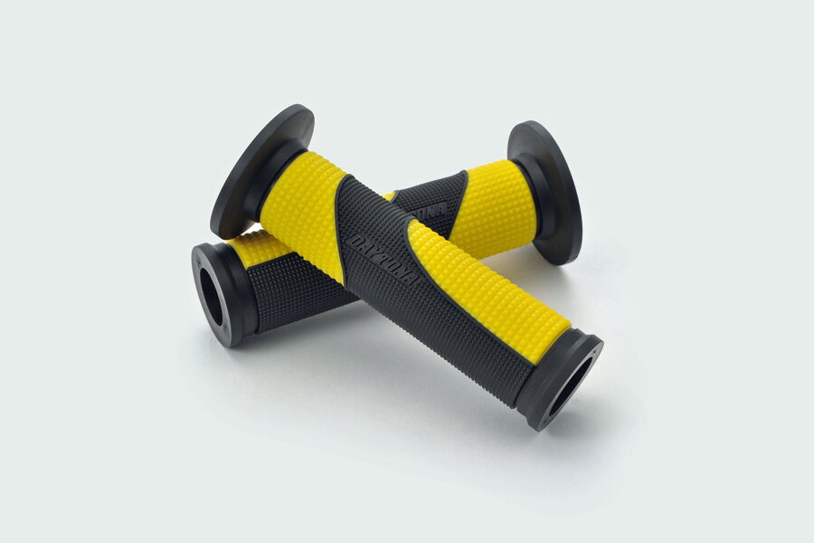 Rakuten - DAYTONA GRIPPY GRIP GG-D-TAPERD-BASE（ブラック×イエロー）全長122mm 25157