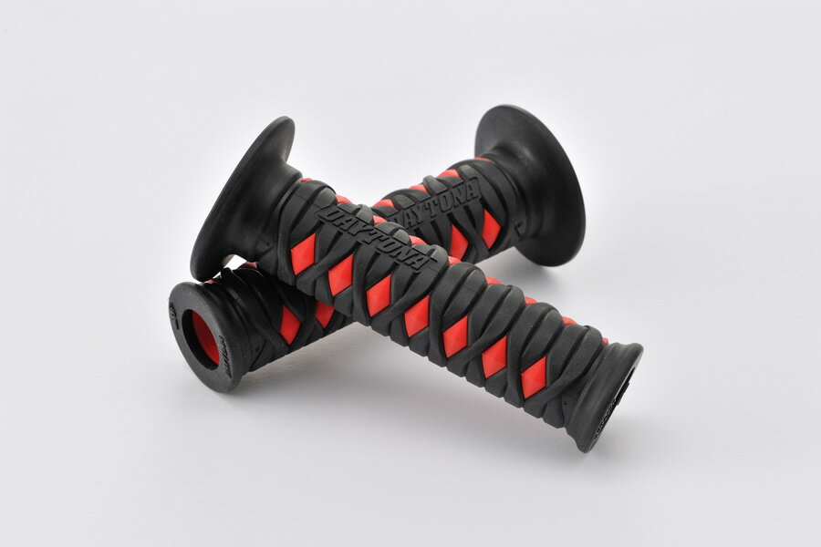 Rakuten - DAYTONA GRIPPY GRIP GG-D-KATANA（ブラック×レッド）全長125mm 97482
