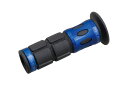 DAYTONA PROGRIP 原付モデル用ショートタイプ #744 スタンダードラバー(ブラック/ブルー)エンド貫通 115mm 98101