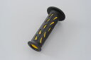 DAYTONA PROGRIP 耐振GELシリーズ 原付モデル用ショートタイプ #724 耐震GEL( ブラック/イエロー)エンド貫通 115mm 98078