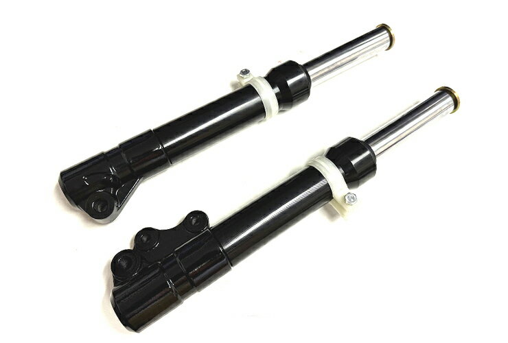 KN企画 フロントフォーク（ブラック/ブラック）STDサイズ/リモコンJOG-Z2・ZR（03年-） FF00-5SW-BKBK-ST