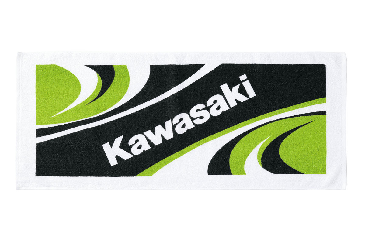 【あす楽対応】KAWASAKI カワサキ Racingフェイスタオル J7005-0074
