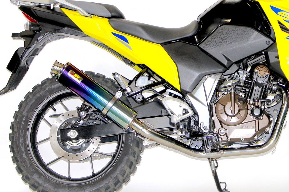 126 cc 〜250 cc  - REALIZE Vストローム250SX ［8BK-EL11L］ Aria（アリア）チタンマフラーType-C（カールエンド） 521-FE-001-01