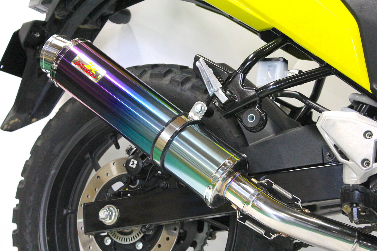SUZUKI - REALIZE Vストローム250SX ［8BK-EL11L］ Aria（アリア）チタンマフラーType-S（スラッシュエンド） 521-FE-001-02