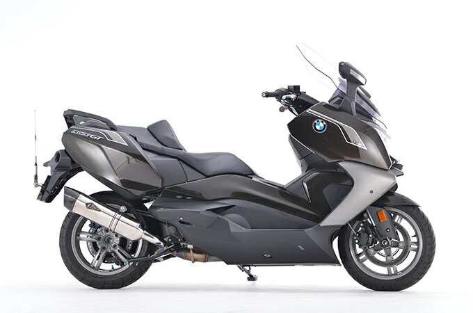 r’s gear C650GT （16〜22年） ［2BL-C65AA］ リアルスペック スリップオン マフラー チタンポリッシュ RB18-03ST(2)