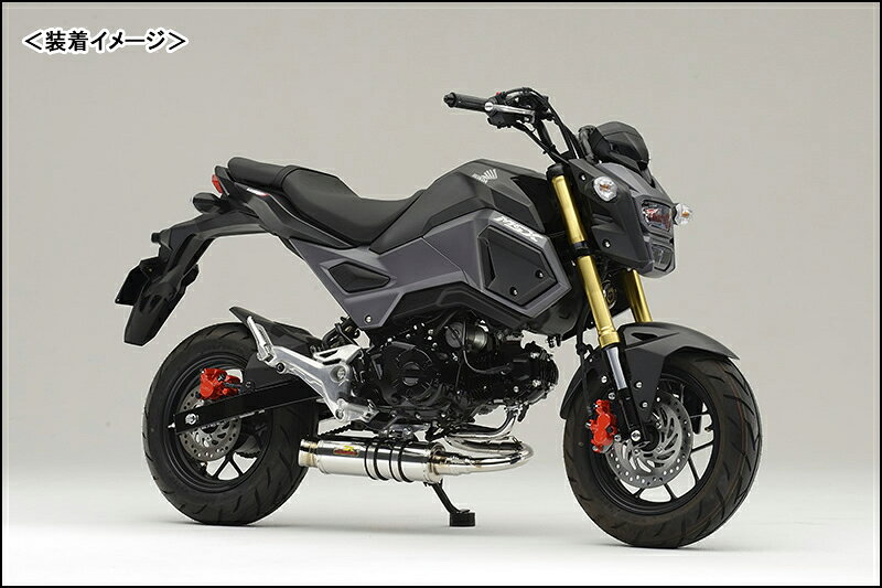 〜50 cc  - REALIZE Laguna（ラグナ）SUS ステンレスマフラー/GROM［EBJ-JC61］（2016年-） 407-103-00