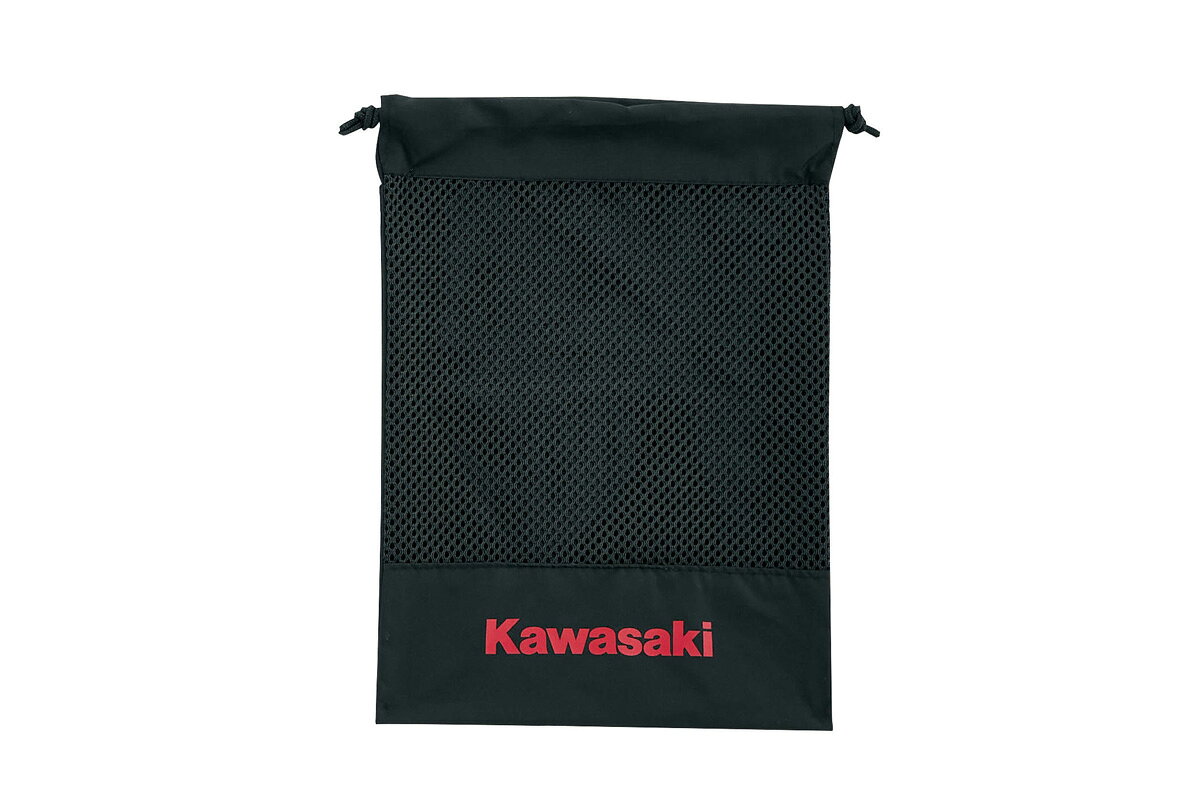 【あす楽対応】KAWASAKI カワサキ純正 カワサキ 巾着セット（ブラック） J8911-0104