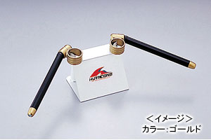 HURRICANE セパレートハンドル（ブラック）/TZR250（85-88） HS3905B-01
