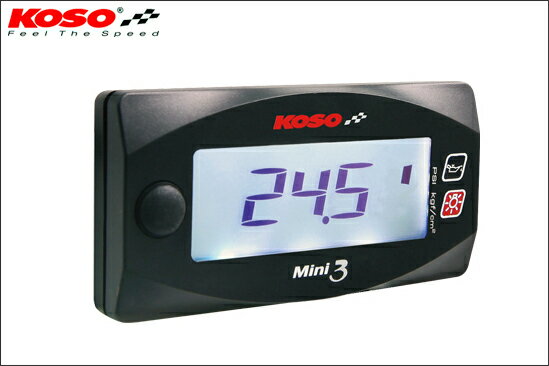 KN企画 KOSO Mini3デジタル油圧計 KS-M3-OP