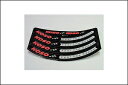 KN企画 KOSO リムステッカー(黒)/10インチ用 KS-STICK-RIM-B10(2)