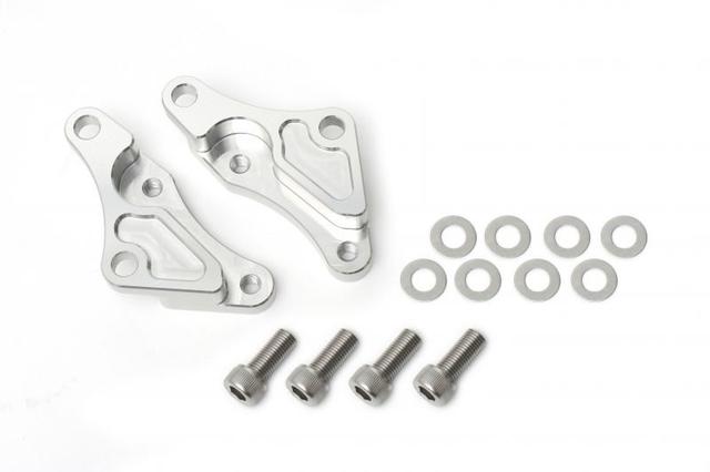 ACTIVE アクティブ キャリパーサポート シルバー (65mmピッチ4PAD&STDローター径用) 1470014S