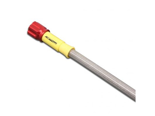 要納期確認 ACTIVE アクティブ アルミ RED ユニバーサルホース クリア ホース全長 1360mm AC1360