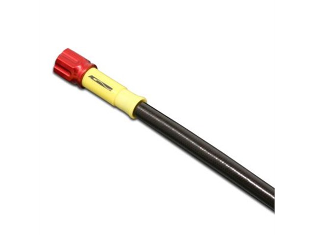 ACTIVE アクティブ アルミ RED ユニバーサルホース スモーク ホース全長 1660mm AC1660S