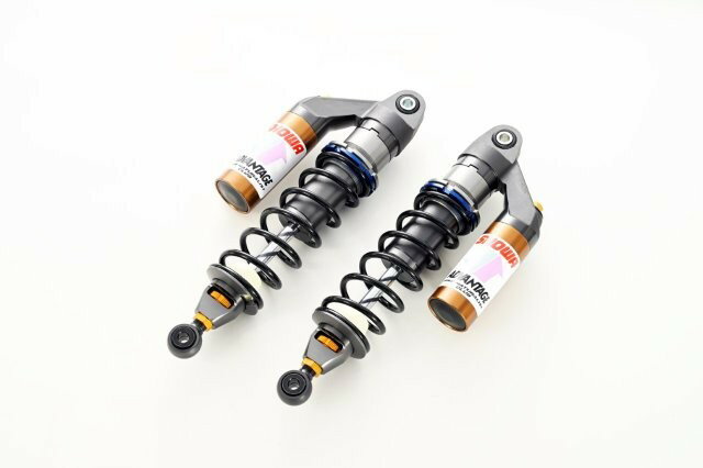 ADVANTAGE SHOWA ショウワ RSリヤサスペンション(削り出しイニシャルアジャスター） HONDA Monkey125（'18-'23) ノーマルUP/DOWNタイプマフラー対応） 621-H005-RSB