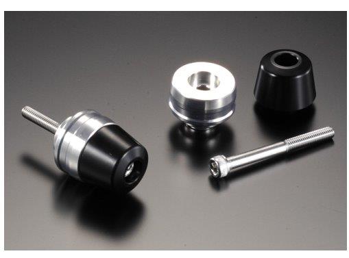 AGRAS アグラス CBR1000RR 08-09 バーエンドφ32 チタン/ホワイト 301-172-000TW