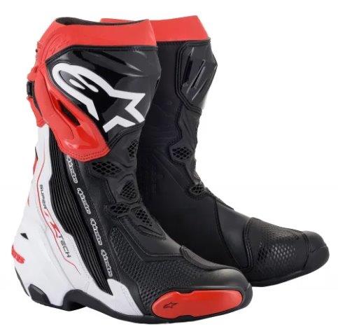 alpinestars アルパインスターズ スーパーテックR ブラック ホワイト レッド サイズ:45 2220021-123-45