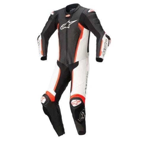 alpinestars アルパインスターズ MISSILE v2 レザースーツ ブラックホワイトレッドフロー サイズ:46 3150122-1231-46