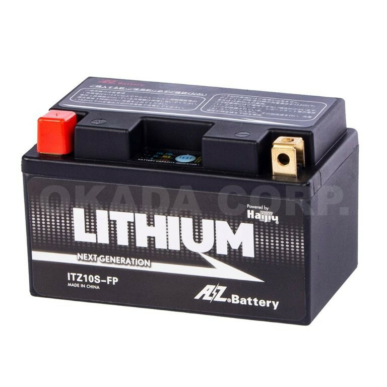 AZ AZ バッテリー AZ2輪バッテリー液入充済 - ITZ10S-FP