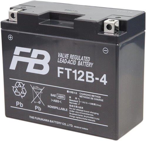 古河電池 古河バッテリー フルカワバッテリー FB 12V FT12B-4／液入充電済み