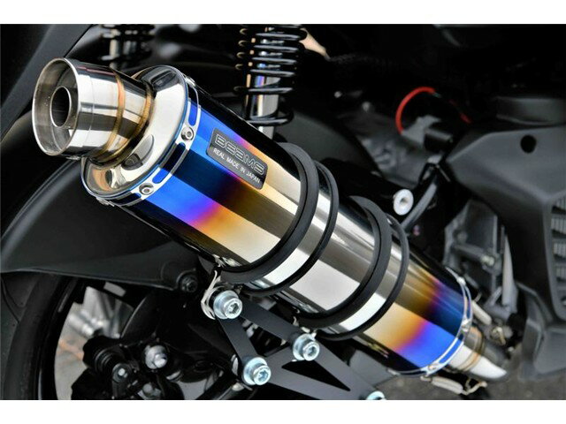 シグナス グリファス：2021〜(8BJ-SEJ4J) マフラー BEAMS ビームス R-EVO ヒートチタン フルエキゾースト G266-53-007