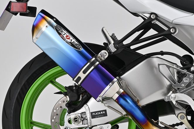 BEET ビート NASSERT Evolution TypeII フルエキゾーストマフラー ブルーチタン KAWASAKI カワサキ Ninja ZX-6R(8BL-ZX636J)(24-) 0223-KI3-BL