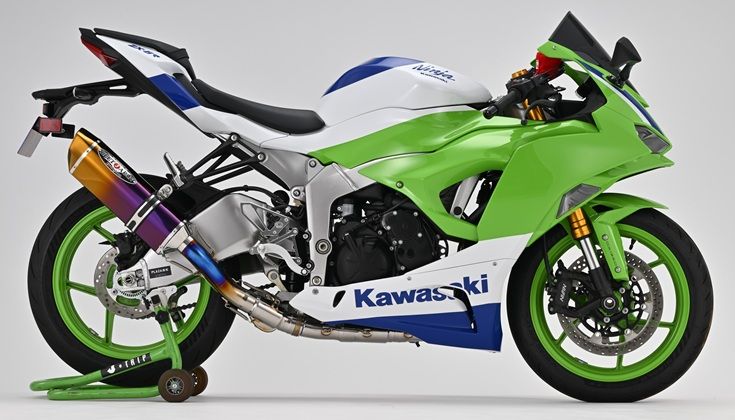 BEET ビート NASSERT Evolution TypeII フルエキゾーストマフラー パープルゴールド KAWASAKI カワサキ Ninja ZX-6R(8BL-ZX636J)(24-) 0223-KI3-PG