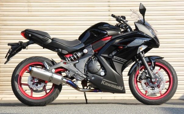 【抽選で最大100％ポイントバック】KAWASAKI ニンジャ 400 BEET ビートNASSERT(ナサート)Evolution TypeII フルエキゾーストマフラー【クリアチタン】0227-KC9-50