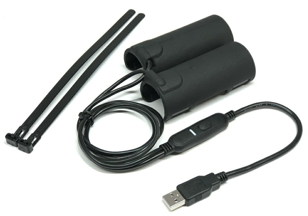 在庫有り 当日発送 OPMID オプミッド クリップグリップヒーター L1202 USB接続 22mmハンドル用