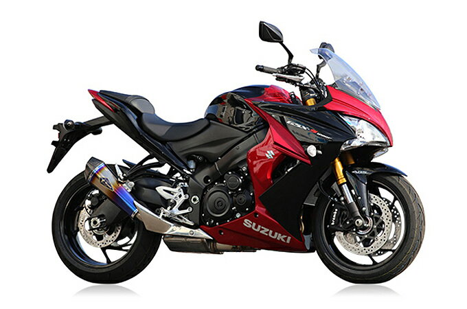 r’s gear アールズギア SUZUKI GSX-S1000(ABS [2BL-GT79B] Single) / GSX-S1000(ABS [EBL-GT79A] Single) ワイバンリアルスペック　スリップオンマフラー チタンドラッグブルー RS11-C5RD