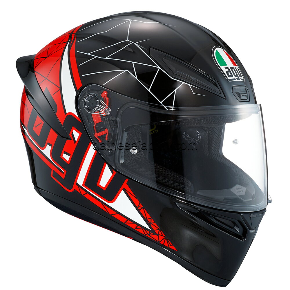 在庫有り 当日発送　AGV エージーブイ  AGV K1 017-SHIFT BLACK/RED 028192IY017-XL アジアンフィット ヘルメット