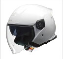 【抽選で最大100%ポイントバック】LEAD工業 リード工業 【 LLサイズ(61-62) 】 FLX ジェットヘルメット カラー:ホワイト