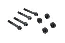 Brembo ブレンボ オフセットカラーマウントボルトセット 適合キャリパーB フランジ六角 ブラック KATANA 19-23 φ310(ノーマル) プロトブレンボ CBS-01BFB