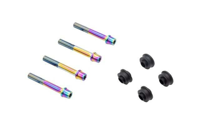 Brembo ブレンボ オフセットカラーマウントボルトセット 適合キャリパーA テーパーキャップ チタン色 MT-09 TRACER 15-17 φ298(ノーマル) プロトブレンボ CBY-03ATT