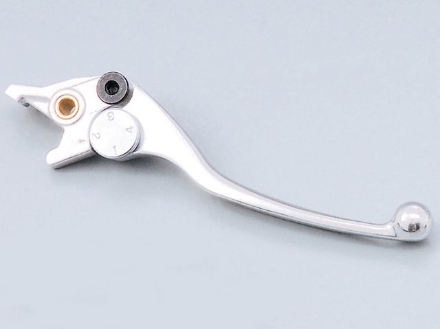 DAYTONA デイトナ NISSIN ブレーキマスター用ブレーキレバー(アジャスター4段付キ) バフクリア 23319