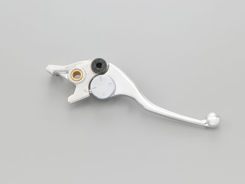 在庫有り DAYTONA デイトナ NISSIN ブレーキマスター用ショートブレーキレバー(アジャスター4段付キ) バフクリア 26855