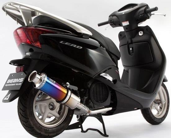 【抽選で最大100％ポイントバック】BEAMS ビームス マフラー フルエキゾースト SS300チタン リード110 F1 前期モデル B131-09-000